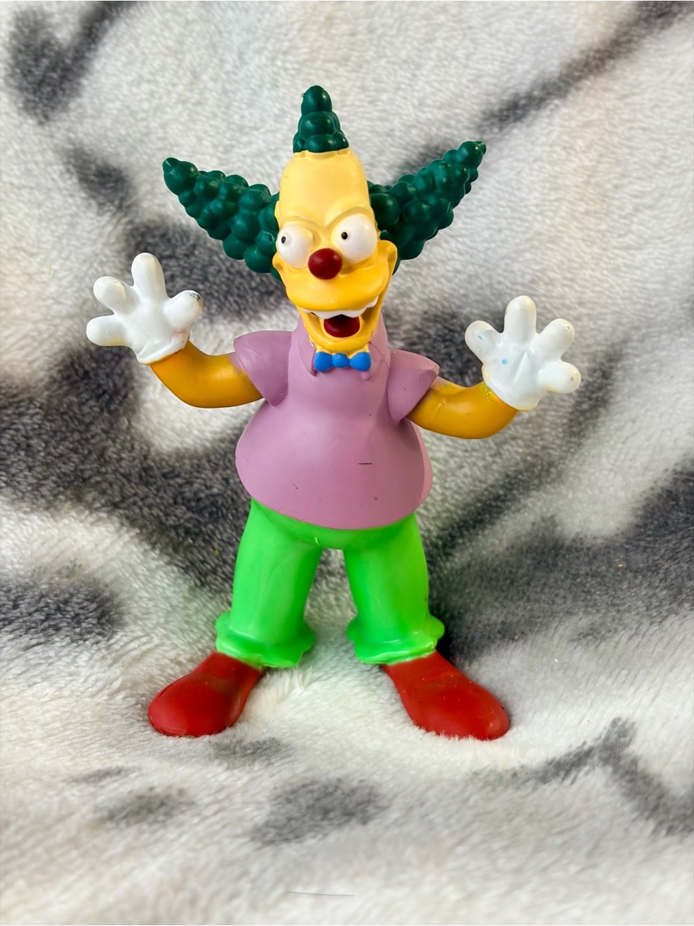 The Simpsons (2007) - Krusty The Clown - 4” Hard Plastic Figurine.